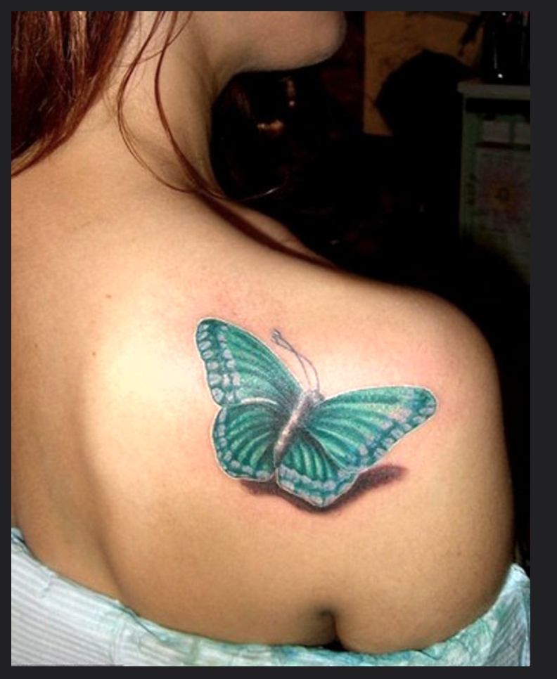 A Guide to the Meaning Behind 3D Butterfly Tattoos
